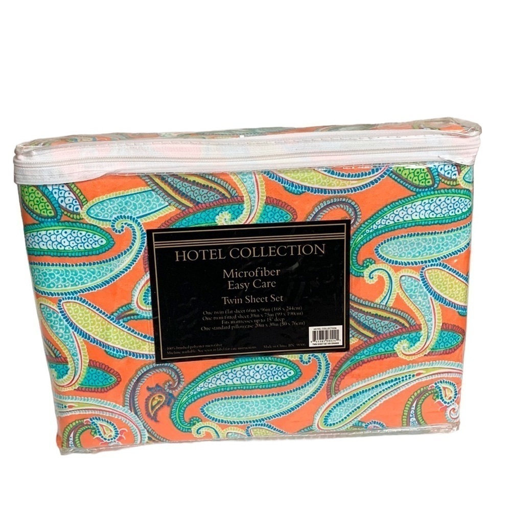 Hotel Collection Microfiber Twin Sheet Set